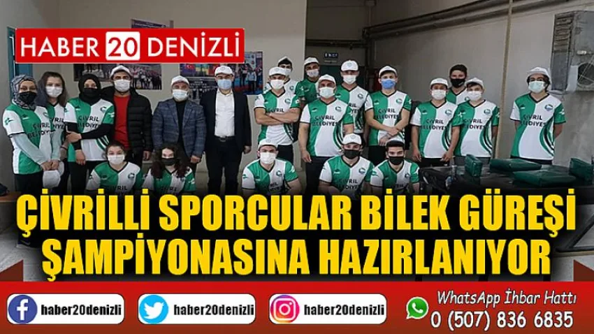 Çivrilli Sporcular Bilek Güreşi Şampiyonasına Hazırlanıyor