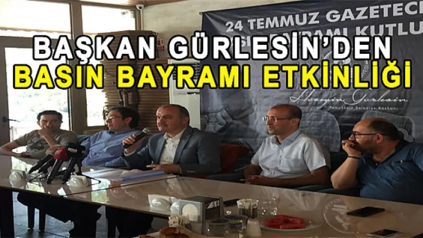 Başkan Gürlesin'den Basın Bayramı Etkinliği