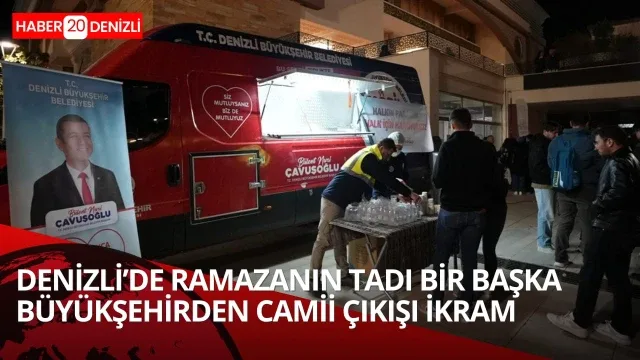 Büyükşehir’den cami çıkışlarında geleneksel ikram