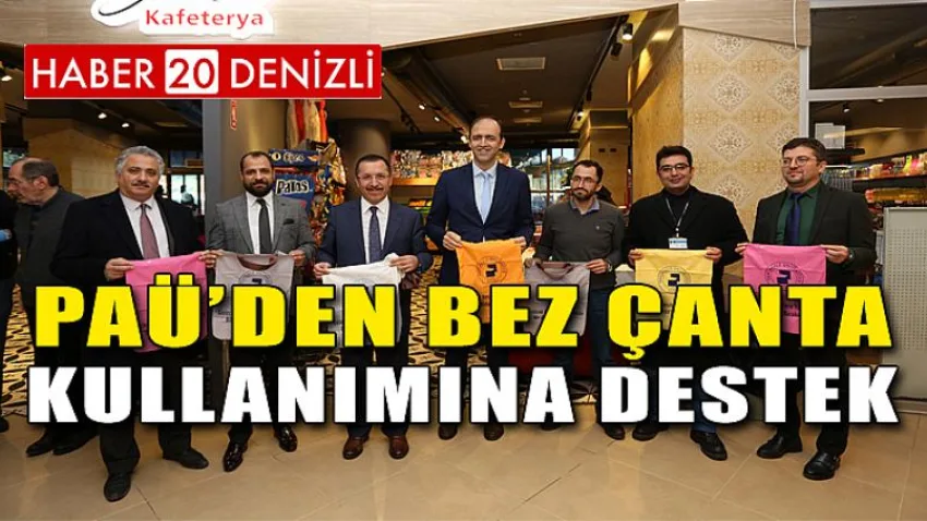 PAÜ’den Bez Çanta Kullanımına Destek