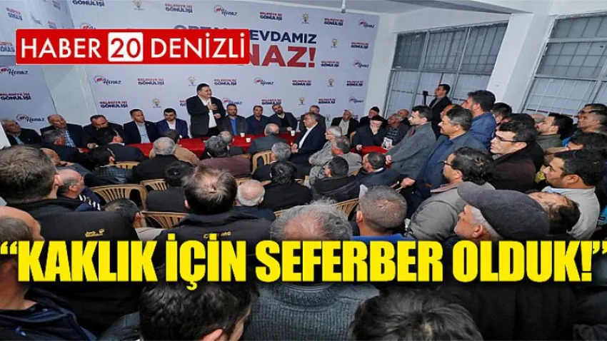 Kaklık için Seferber Olduk!