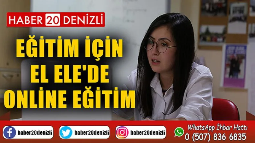 Eğitim için El Ele'de online eğitim