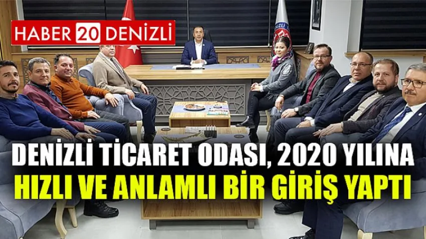 Denizli Ticaret Odası, 2020 Yılına Hızlı ve Anlamlı Bir Giriş Yaptı