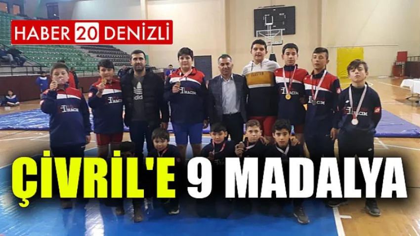 Çivril'e 9 Madalya