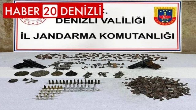 Jandarmanın operasyonunda çok sayıda tarihi eser ele geçirildi