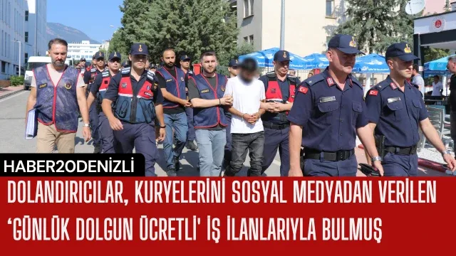 Dolandırıcılar, kuryelerini sosyal medyadan verilen ‘günlük dolgun ücretli' iş ilanlarıyla bulmuş