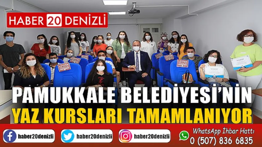 Pamukkale Belediyesi’nin Yaz Kursları Tamamlanıyor
