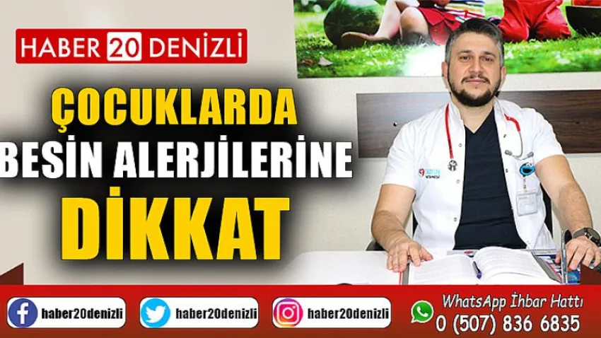 Çocuklarda besin alerjilerine dikkat