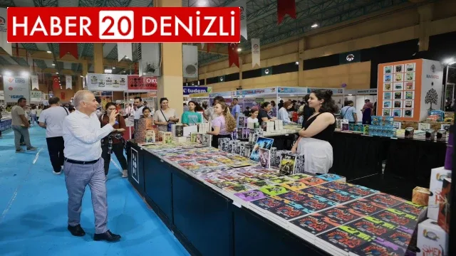 Denizli, kitap fuarına akın ediyor