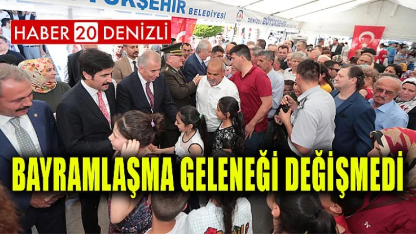Bayramlaşma geleneği değişmedi