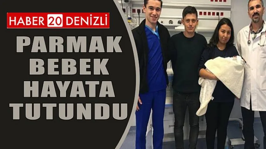 Parmak Bebek Hayata Tutundu