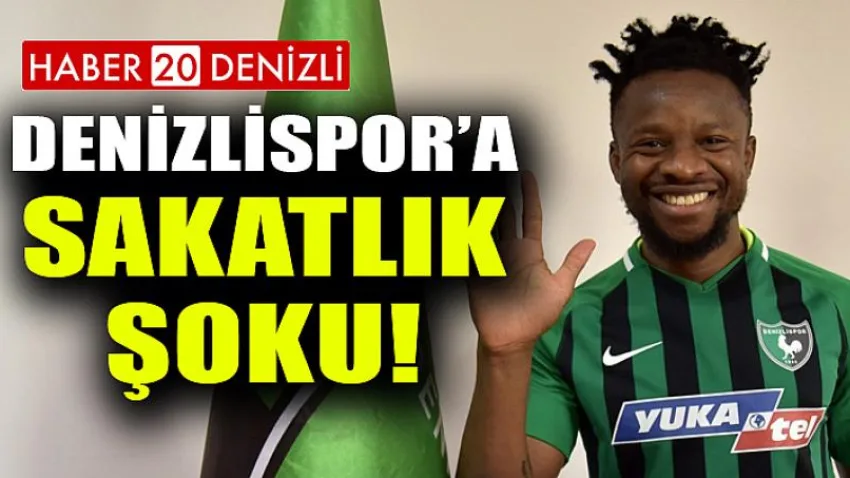 Denizlispor’a sakatlık şoku!