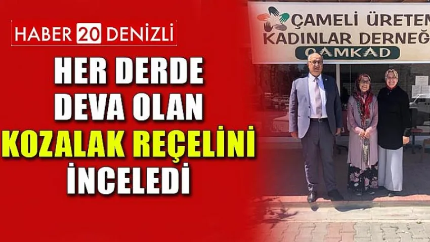 Her Derde Deva Olan Kozalak Reçelini İnceledi