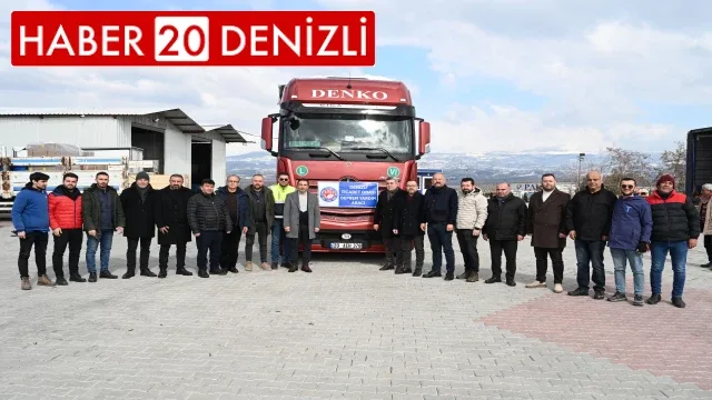 Denizli Ticaret Odası, Yardım Tırlarını Yola Çıkardı
