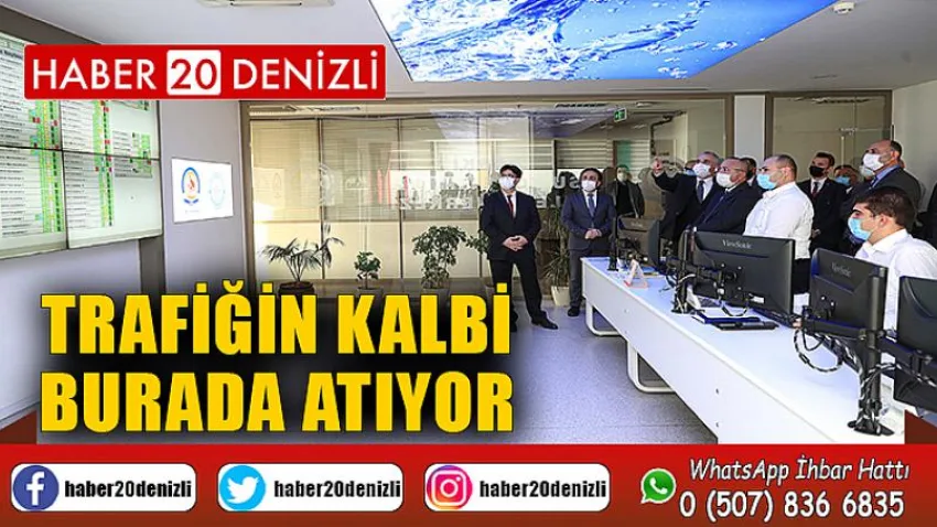 Trafiğin kalbi burada atıyor