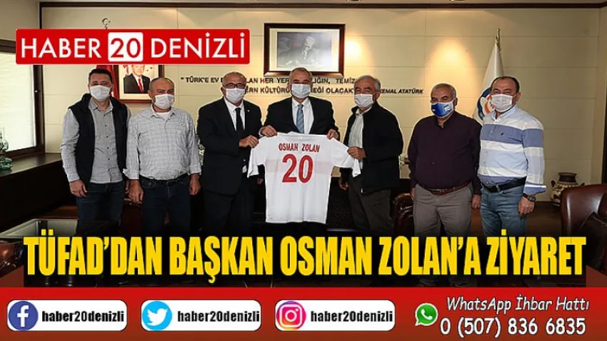 TÜFAD’dan Başkan Osman Zolan’a ziyaret