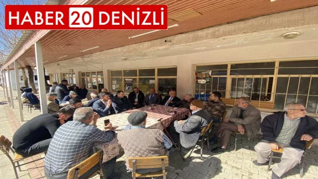 Çardak Belediye Başkanı ve Cumhur İttifakı Belediye Başkan Adayı Hüsnü YILMAZ Beylerli Mahalle halkına ziyaret edip sohbet etti