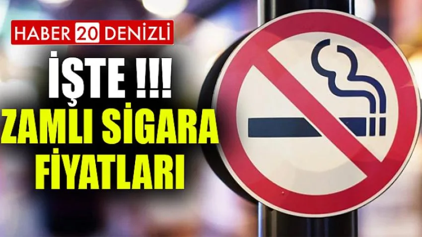 İşte Zamlı Sigara Fiyatları
