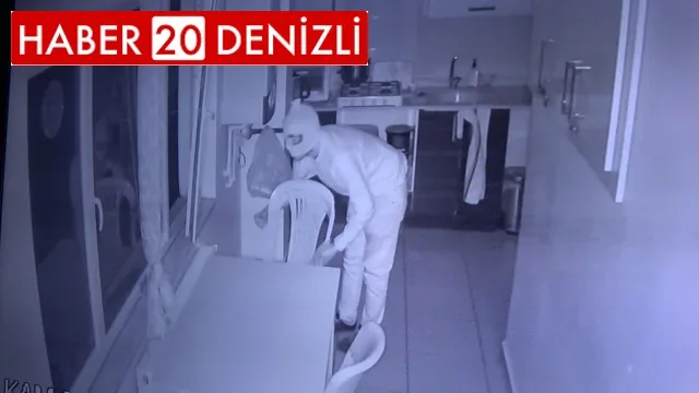 Titiz hırsız önce sildi, sonra soydu