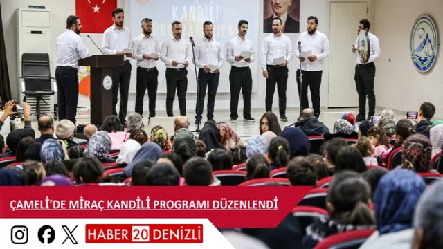 Çameli’de Miraç Kandili Programı düzenlendi