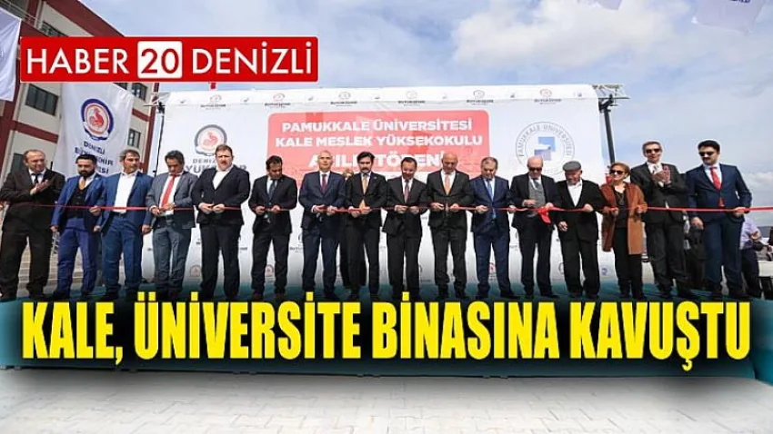 Kale, üniversite binasına kavuştu