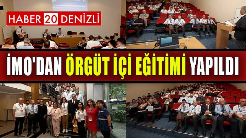 İmo'dan Örgüt İçi Eğitimi Yapıldı