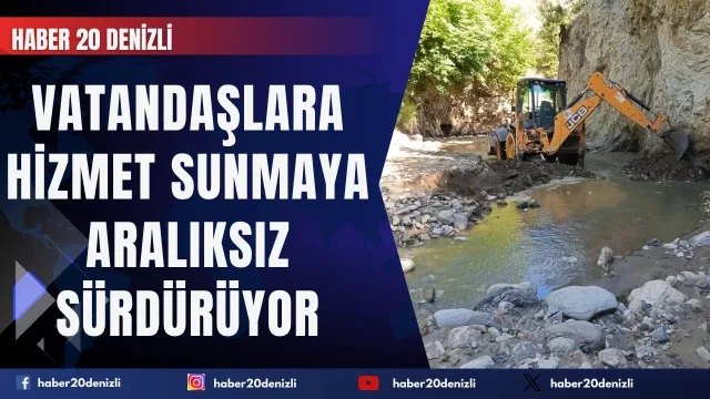 Babadağ Belediyesi vatandaşlara hizmet sunmaya aralıksız sürdürüyor