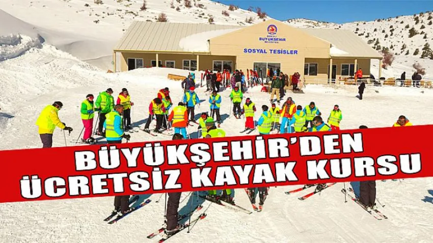 Büyükşehir'den Ücretsiz Kayak Kursu