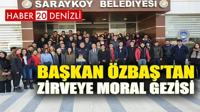 Başkan Özbaş’tan Zirveye Moral Gezisi