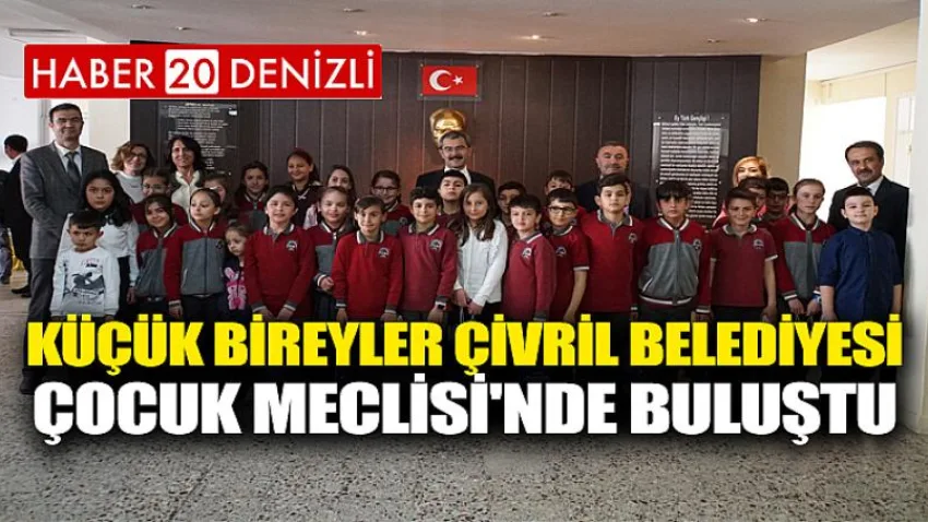 Küçük Bireyler Çivril Belediyesi Çocuk Meclisi'nde Buluştu