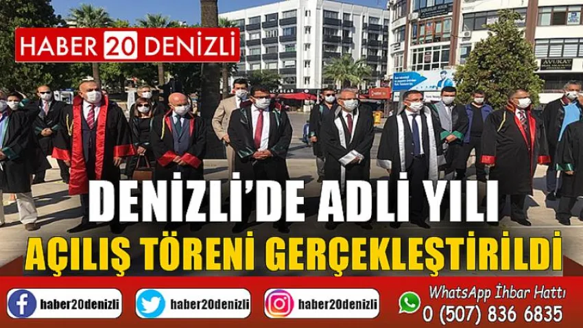 Denizli’de adli yılı açılış töreni gerçekleştirildi