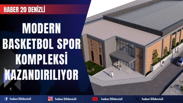 Merkezefendi’ye Modern Basketbol Spor Kompleksi Kazandırılıyor