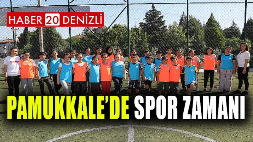 Pamukkale’de Spor Zamanı