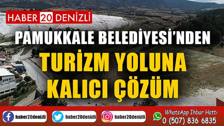 Milyonlarca turistin geçtiği turizm yolu yenileniyor