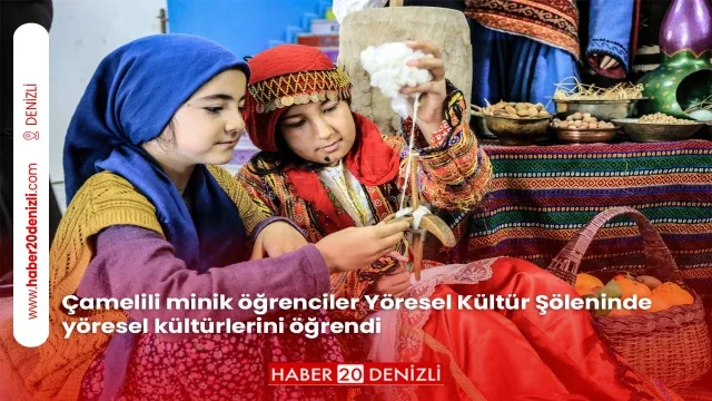 Çamelili minik öğrenciler Yöresel Kültür Şöleninde yöresel kültürlerini öğrendi