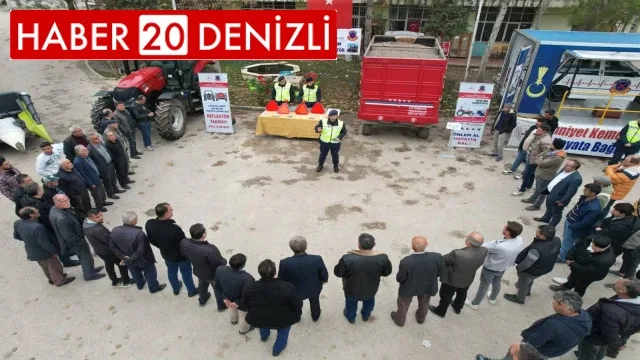 Denizli’de jandarmanın ‘Güvenli Tarım, Güvenli Traktör’ eğitimleri sürüyor