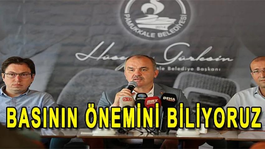 Başkan Gürlesin, “Basının Önemini Biliyoruz