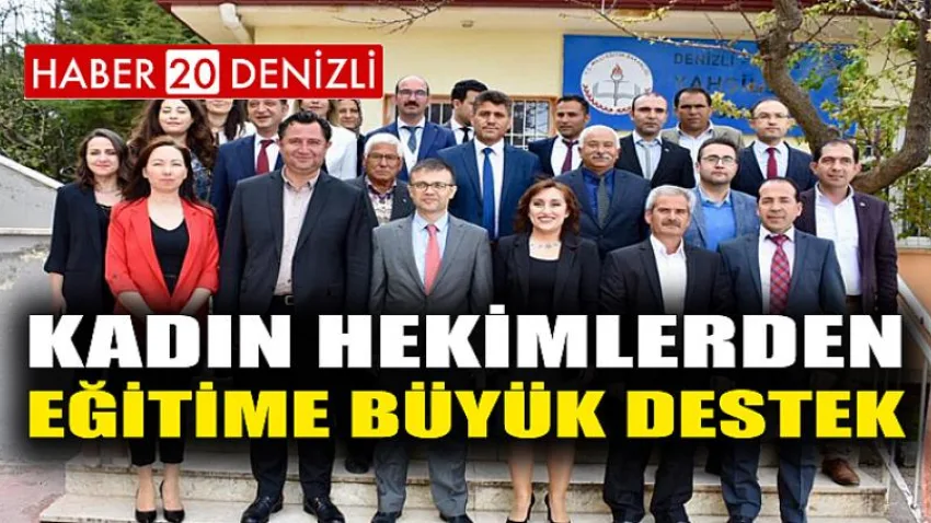 Kadın Hekimlerden Eğitime Büyük Destek