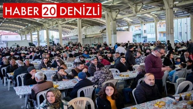 Denizli MHP, depremzedelerle gönül sofrasında buluştu