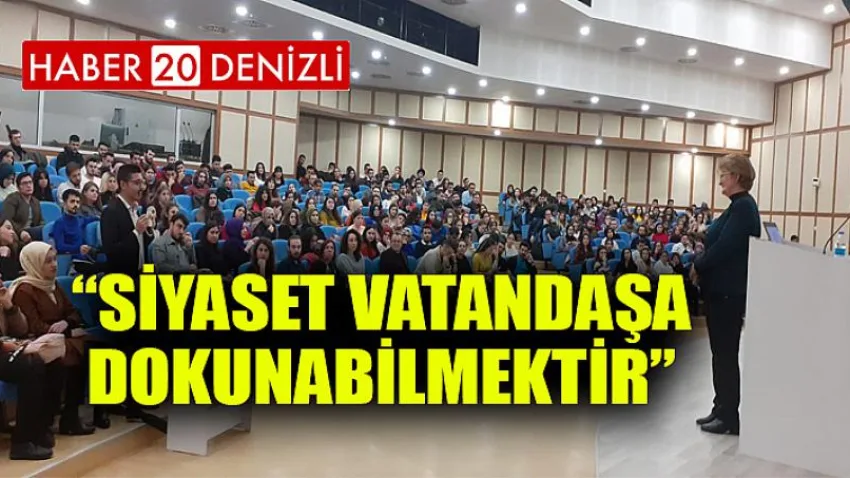 Başkan Birsen Çelik Üniversite Öğrencileri ile Bir Araya Geldi