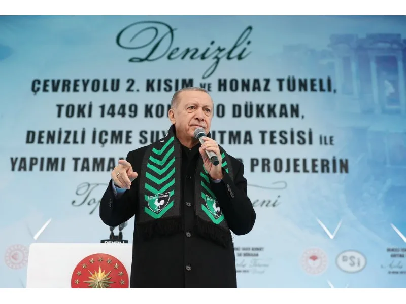 Cumhurbaşkanı Erdoğan: "20 yılda Denizli'ye 35 milyar liralık kamu yatırımı kazandırdık"