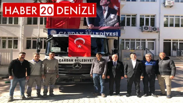 Çevre, Şehircilik ve İklim Değişikliği Bakanlığımız tarafından Çardak Belediyesine hibe