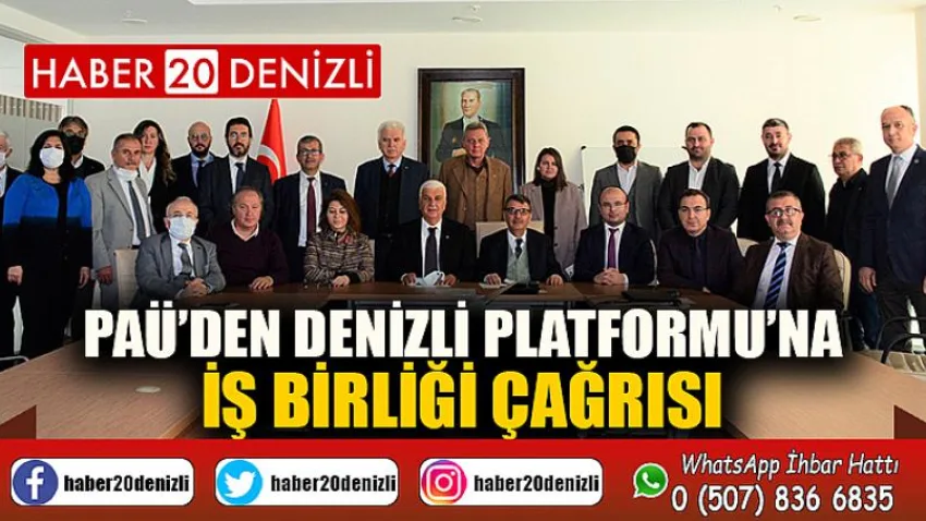PAÜ’den Denizli Platformu’na İş Birliği Çağrısı