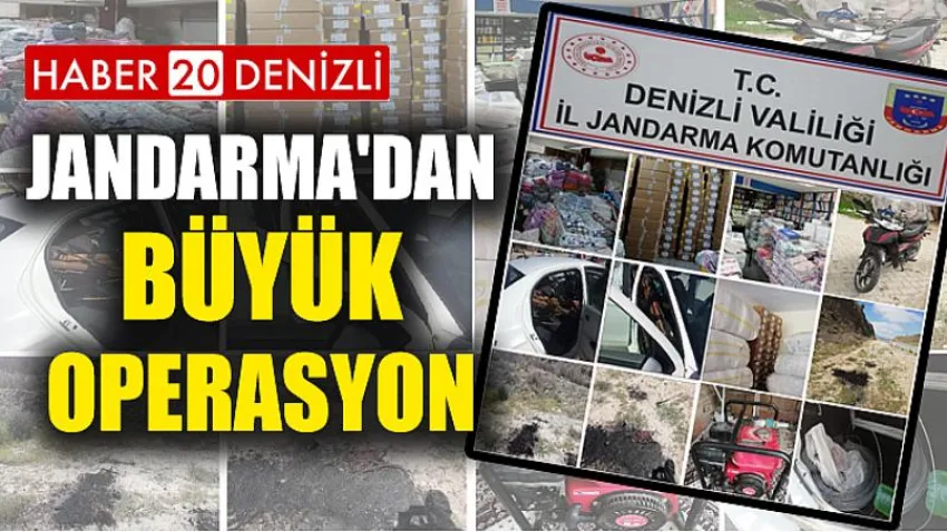 Jandarma'dan Büyük Operasyon
