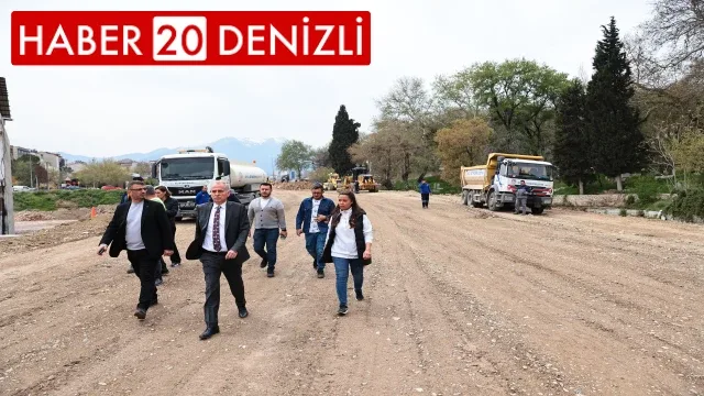 Denizli Büyükşehirden trafiği rahatlatacak kavşak düzenlemesi