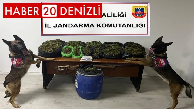 Denizli’de 1 ayda 22,7 kilogramın esrar ele geçirildi