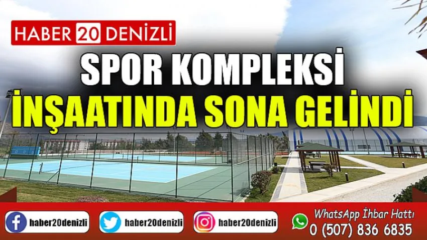 Spor Kompleksi İnşaatında Sona Gelindi