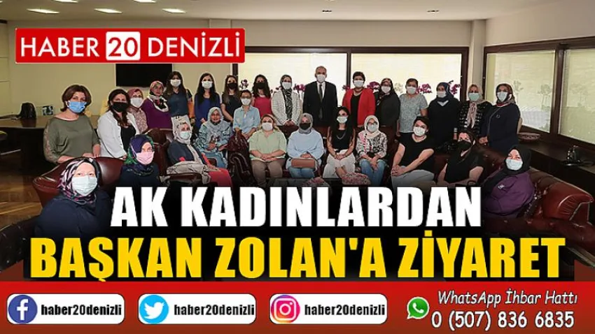 AK kadınlardan Başkan Zolan'a ziyaret