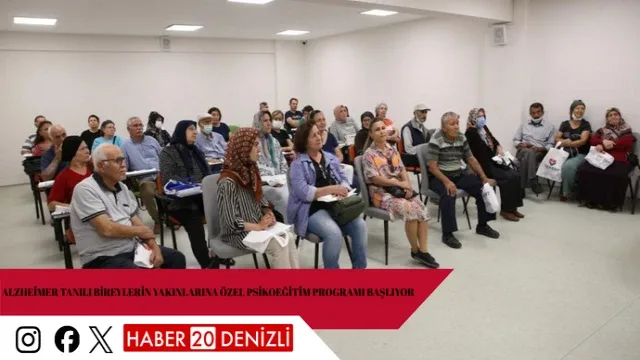 Alzheimer Tanılı Bireylerin Yakınlarına Özel Psikoeğitim Programı Başlıyor