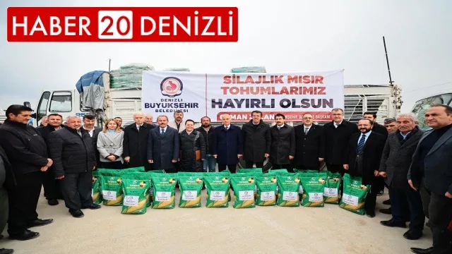 Denizli Büyükşehirden 3 yılda 210 tonluk silajlık tohum desteği